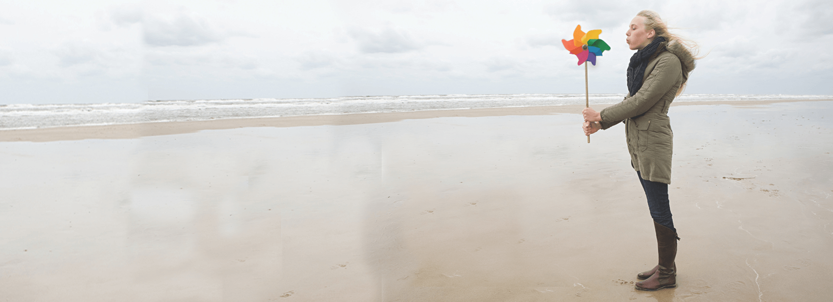 person at beach